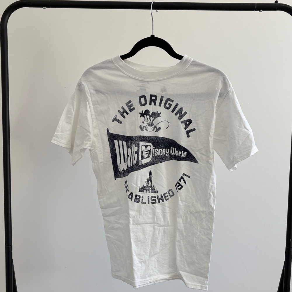 Disney White and Black Graphic Tee